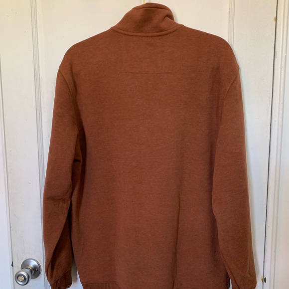 ARROW- Men’s Orange 1/4 Zip Pollover sweater- Size M , Brand New - Picture 2 of 7